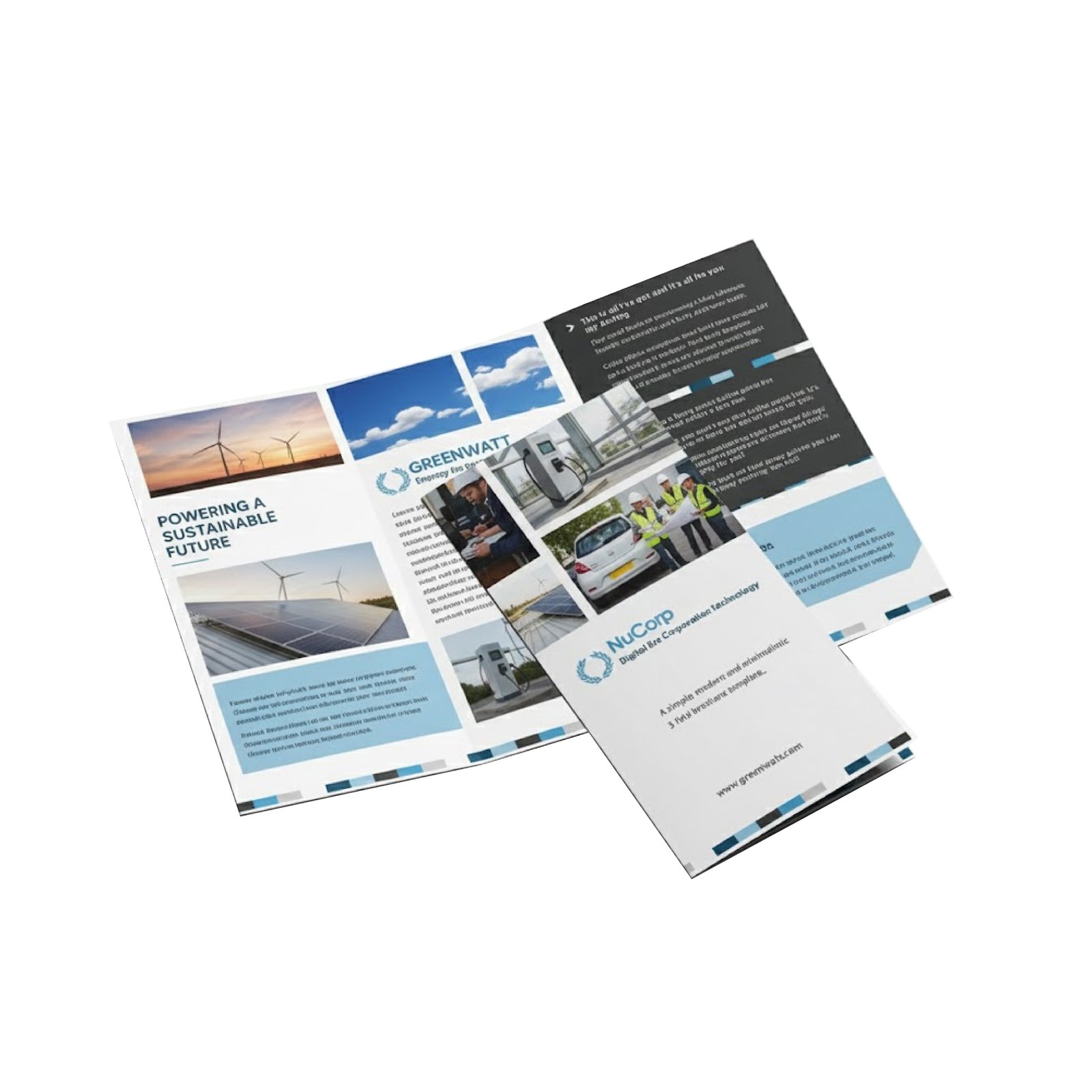 Custom Trifold Flyer Printing Abu Dhabi Dubai View 2